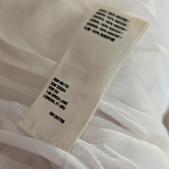 Free People Edie Maxi Dress LS Button Front Tiered Pleated Washed Rose XS NWT - Picture 9 of 16